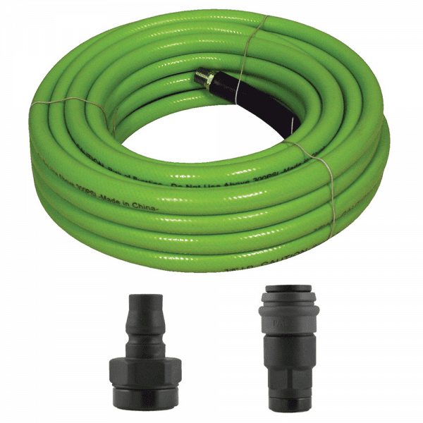 Airline hose with nylon fittings