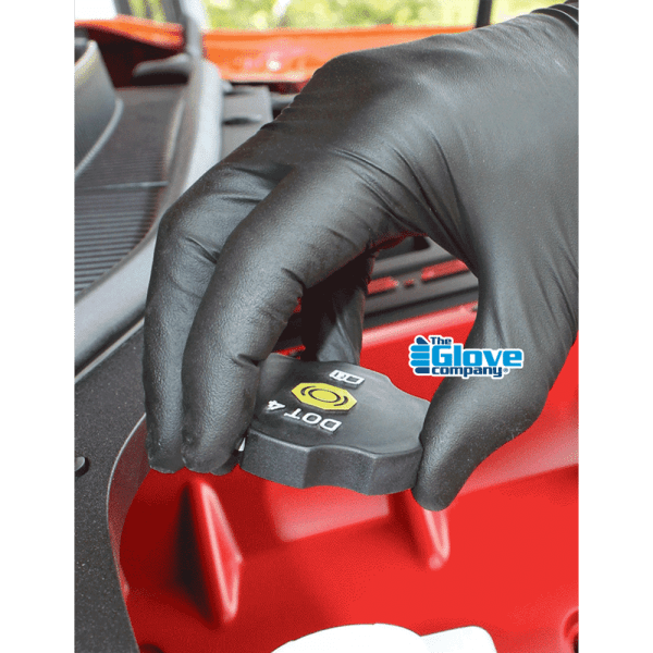 Black nitrile gloves TGC
