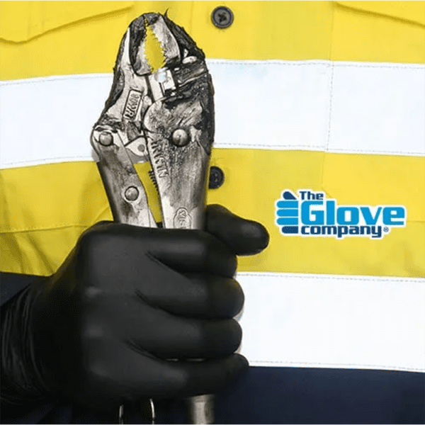 Black nitrile gloves TGC